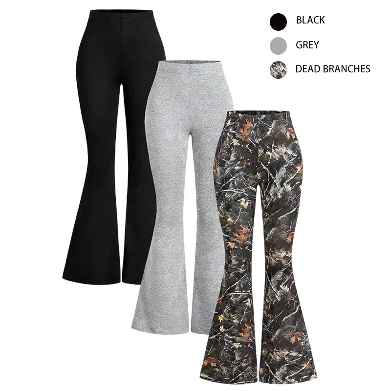 Women's High Waist Yoga Flare Pants