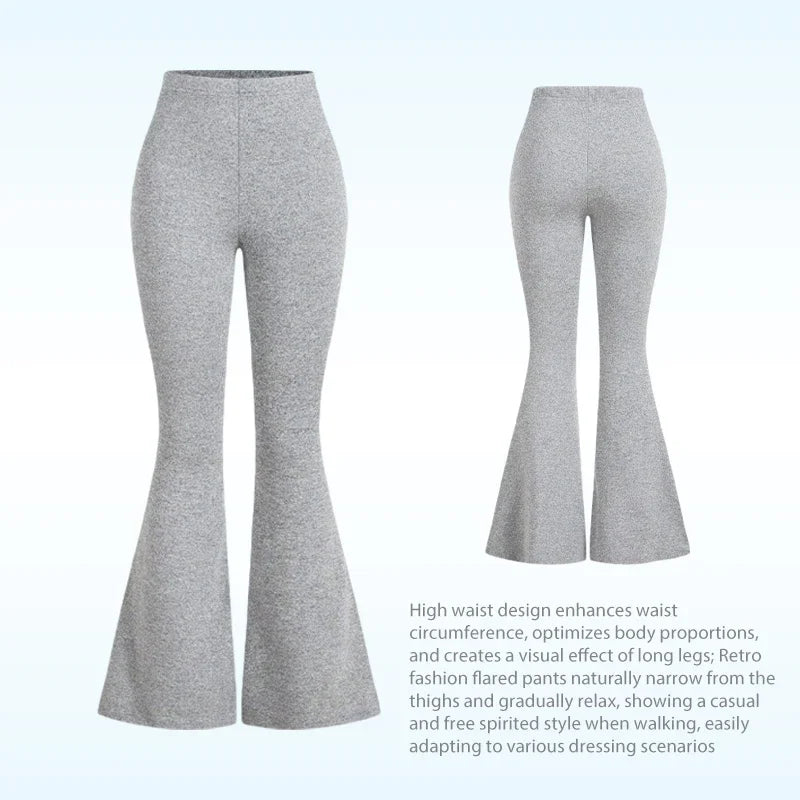 Women's High Waist Yoga Flare Pants