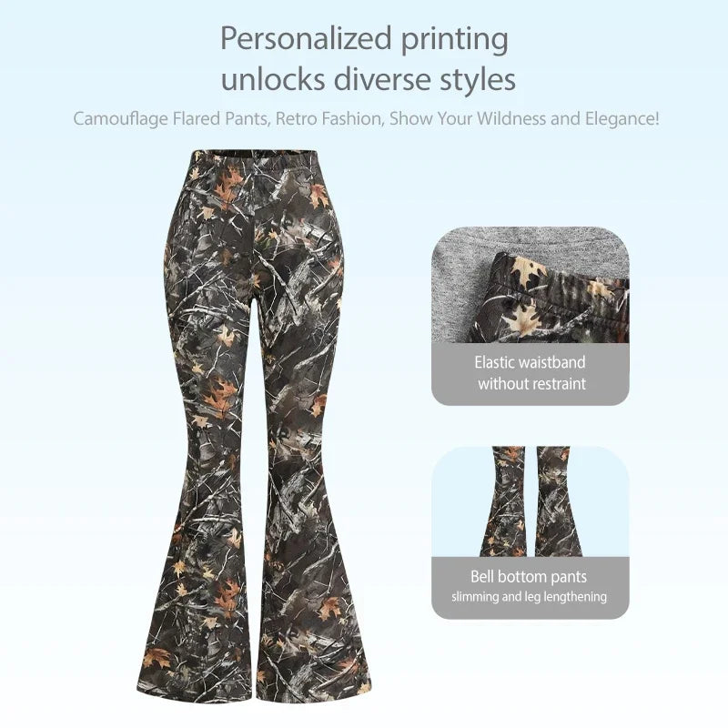 Women's High Waist Yoga Flare Pants