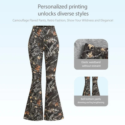 Women's High Waist Yoga Flare Pants